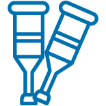 crutches icon