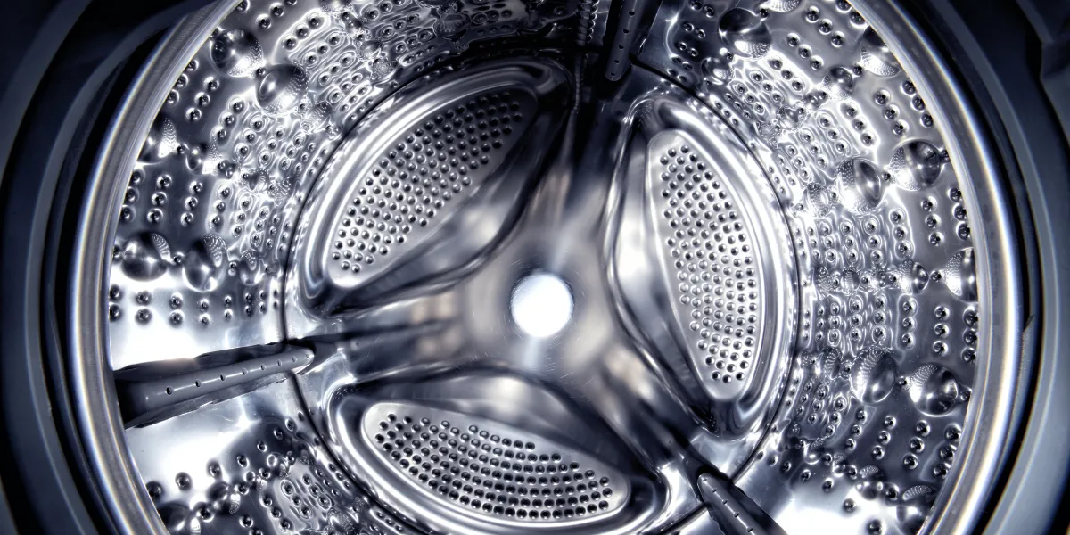 inside of washer drum